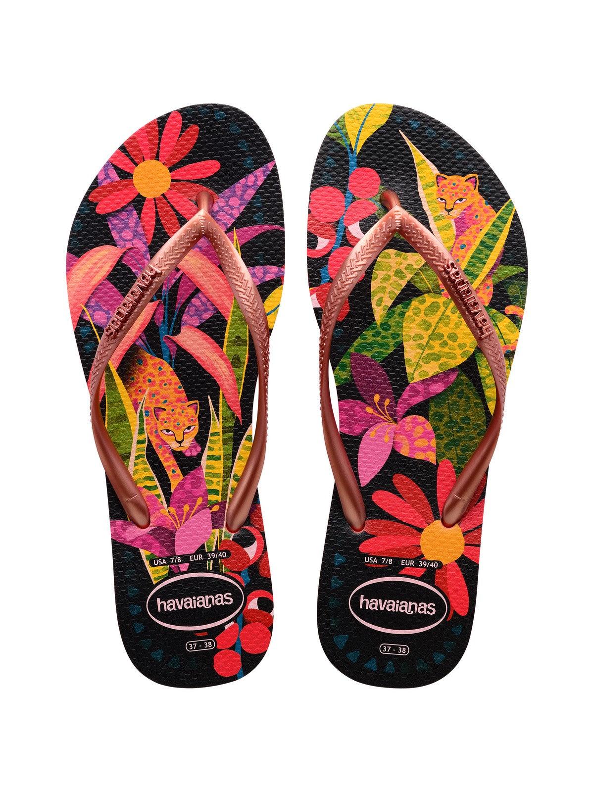 HAVAIANAS Infradito Donna Hav. Slim Tropical 4122111.1256 Rosa - Stilato