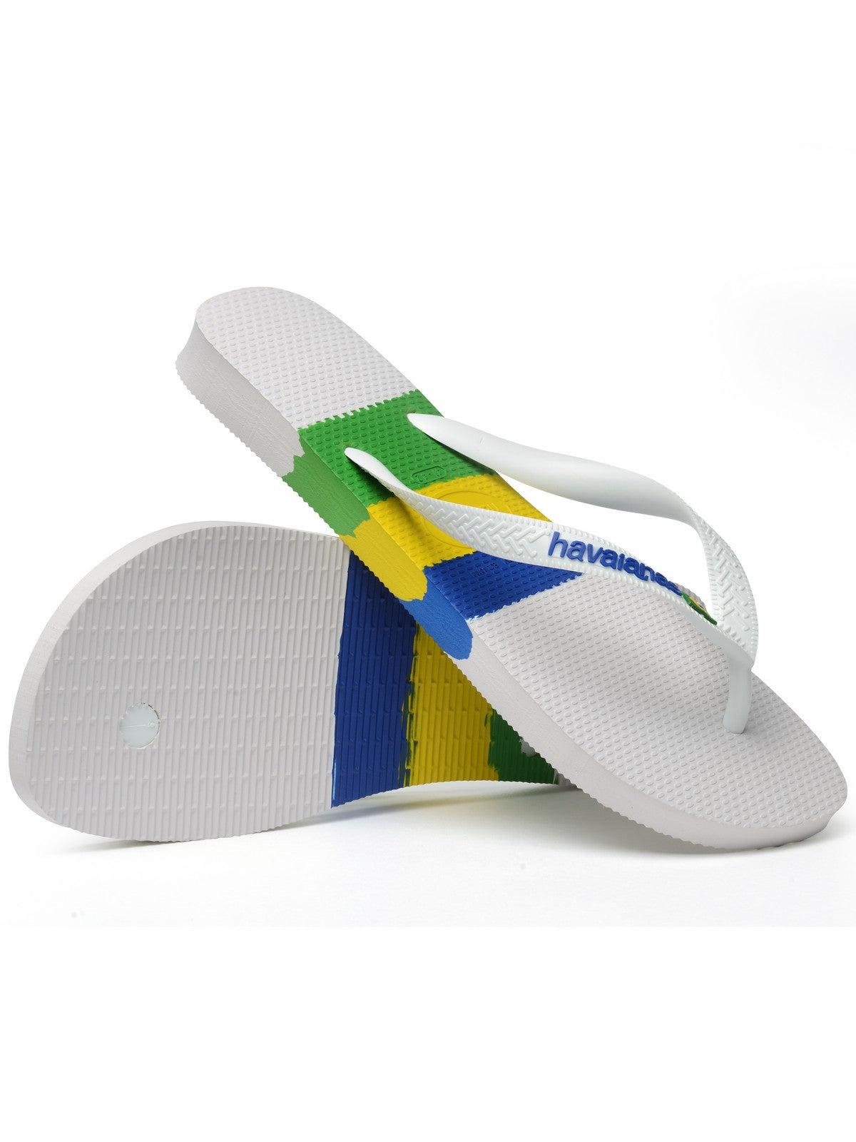 HAVAIANAS Infradito Unisex adulto Hav. Brasil Tech 4147239.0001 Bianco - Stilato