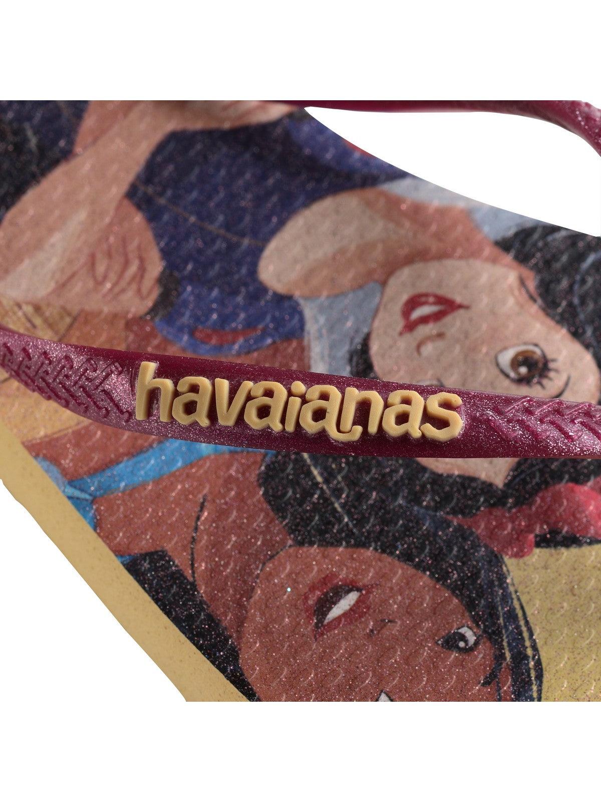 HAVAIANAS Infradito Bambine e ragazze Hav. Kids slim princess 4123328.0570 Oro - Stilato