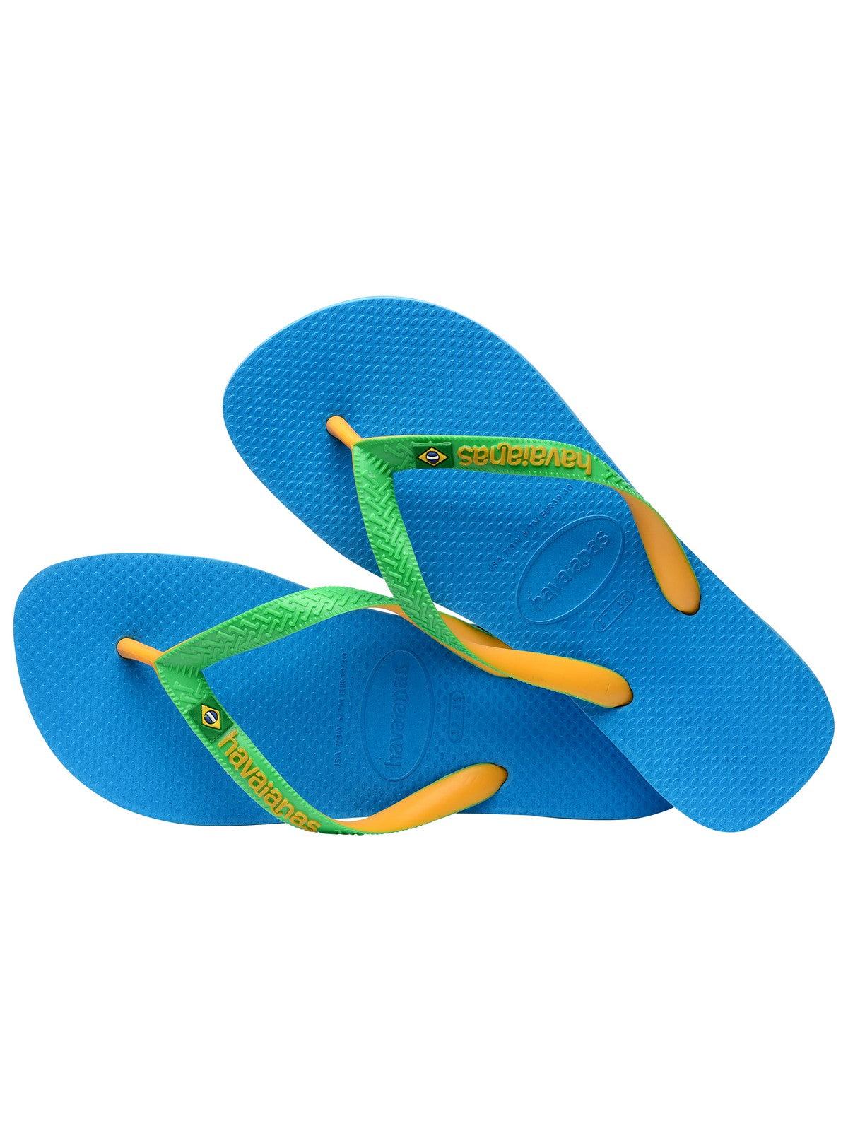 HAVAIANAS Infradito Unisex adulto Hav. Brasil mix 4123206.1989 Turchese - Stilato