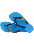 HAVAIANAS Infradito Unisex adulto Hav. Brasil logo 4110850.6946 Turchese - Stilato