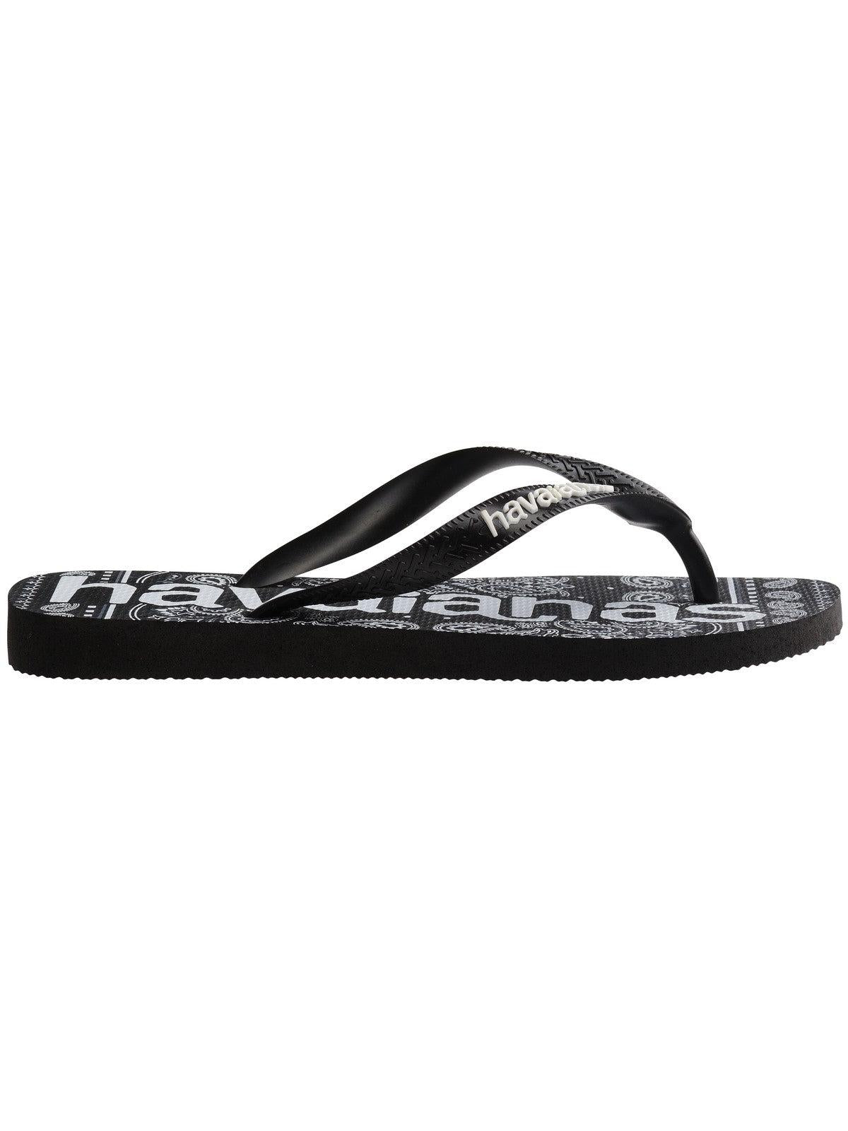 HAVAIANAS Infradito Unisex adulto Hav. Top logomania fashion 4148449.0090 Nero - Stilato