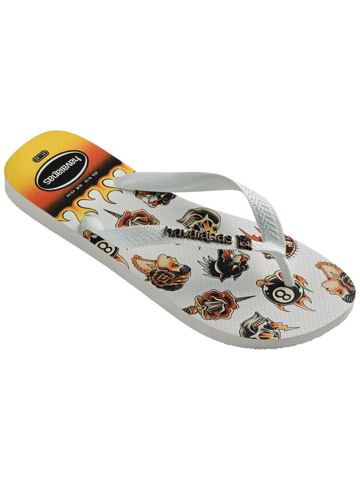 HAVAIANAS Infradito Uomo Hav. Top Tribo 4144505.0198 Bianco - Stilato