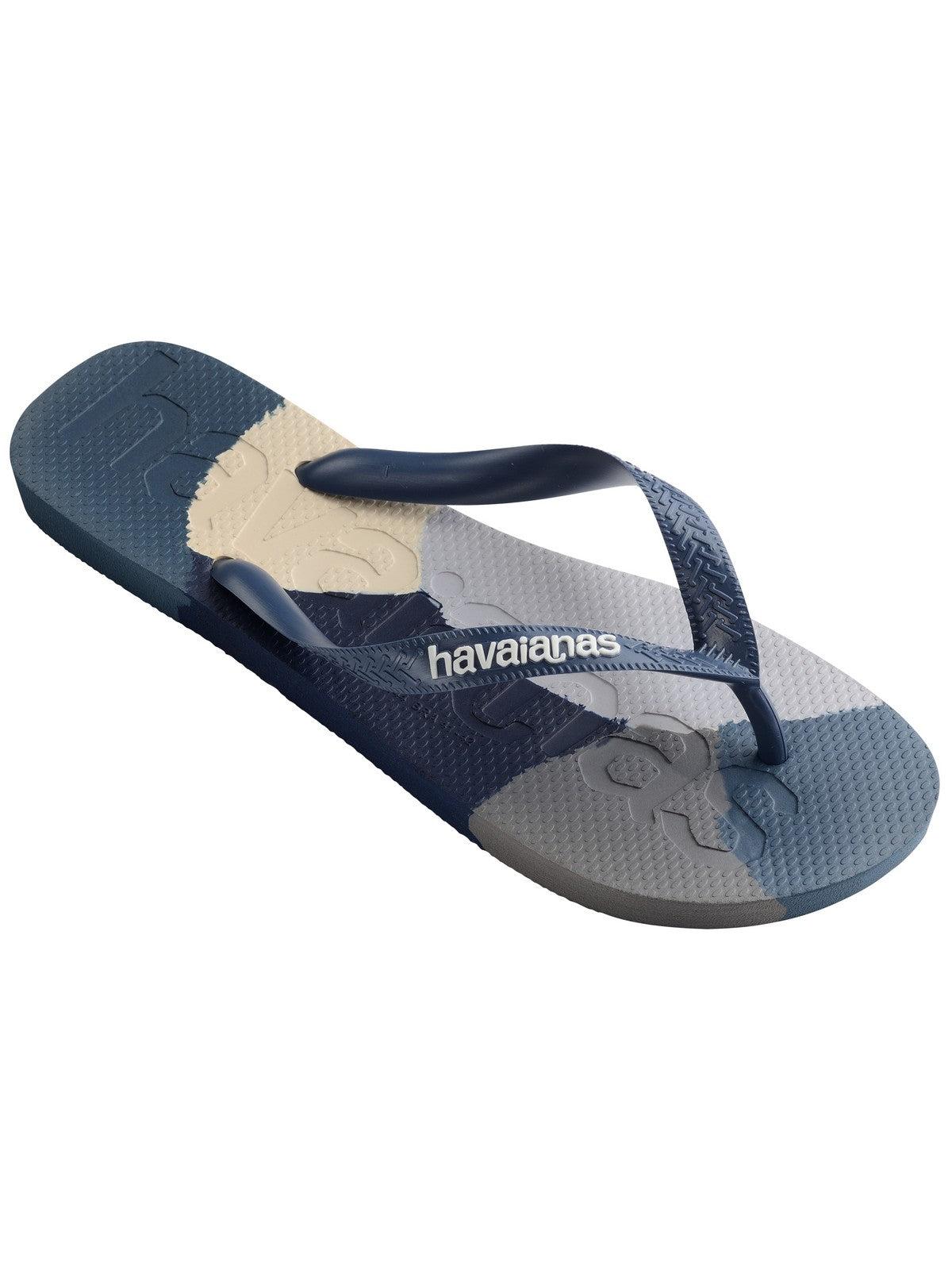 HAVAIANAS Infradito Uomo Hav. Top logomania colors II 4147526.0089 Blu - Stilato