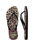 HAVAIANAS Ciabatta Donna Hav. Slim Animals Mix 4147964.0006 Nero - Stilato