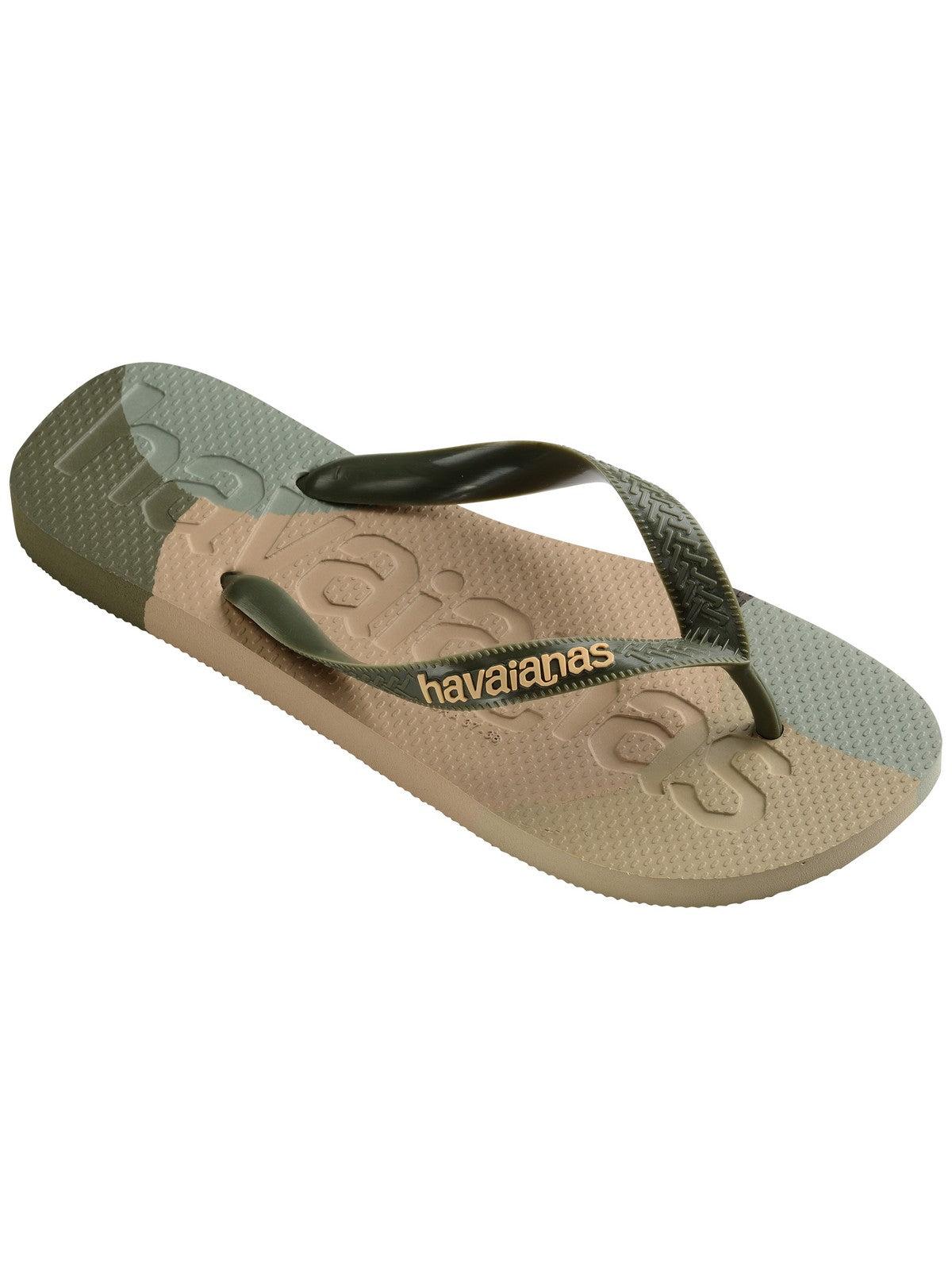 HAVAIANAS Infradito Uomo Hav. Top logomania colors II 4147526.0869 Verde - Stilato