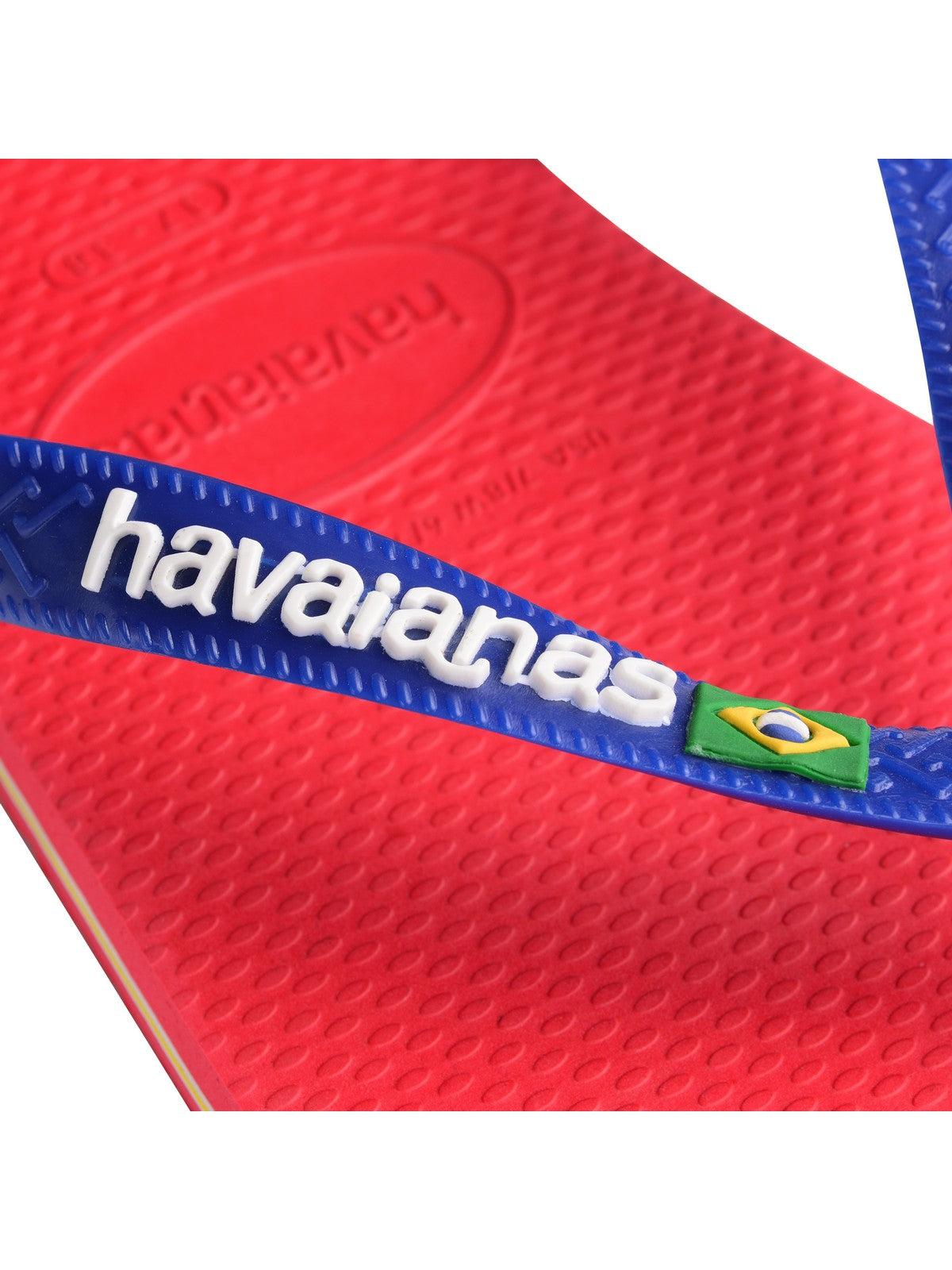 HAVAIANAS Infradito Unisex adulto Hav. Brasil logo 4110850.7797 Rosso - Stilato