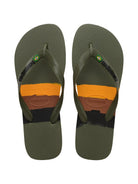 HAVAIANAS Infradito Unisex adulto Hav. Brasil Tech 4147239.0869 Verde - Stilato