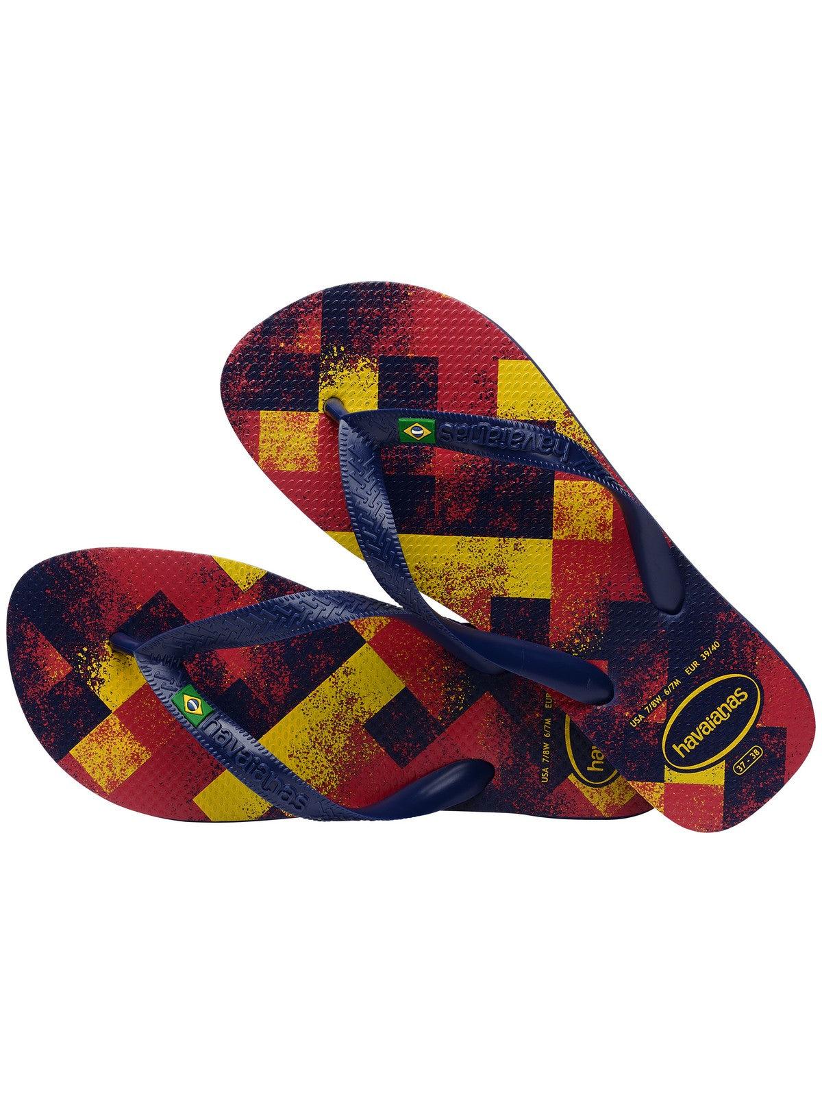 HAVAIANAS Infradito Unisex adulto Hav. Brasil Fresh 4145745.4368 Blu - Stilato