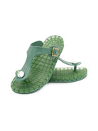 SENSI Ciabatta Donna Taormina flamingo 4050/FL 350 Verde - Stilato