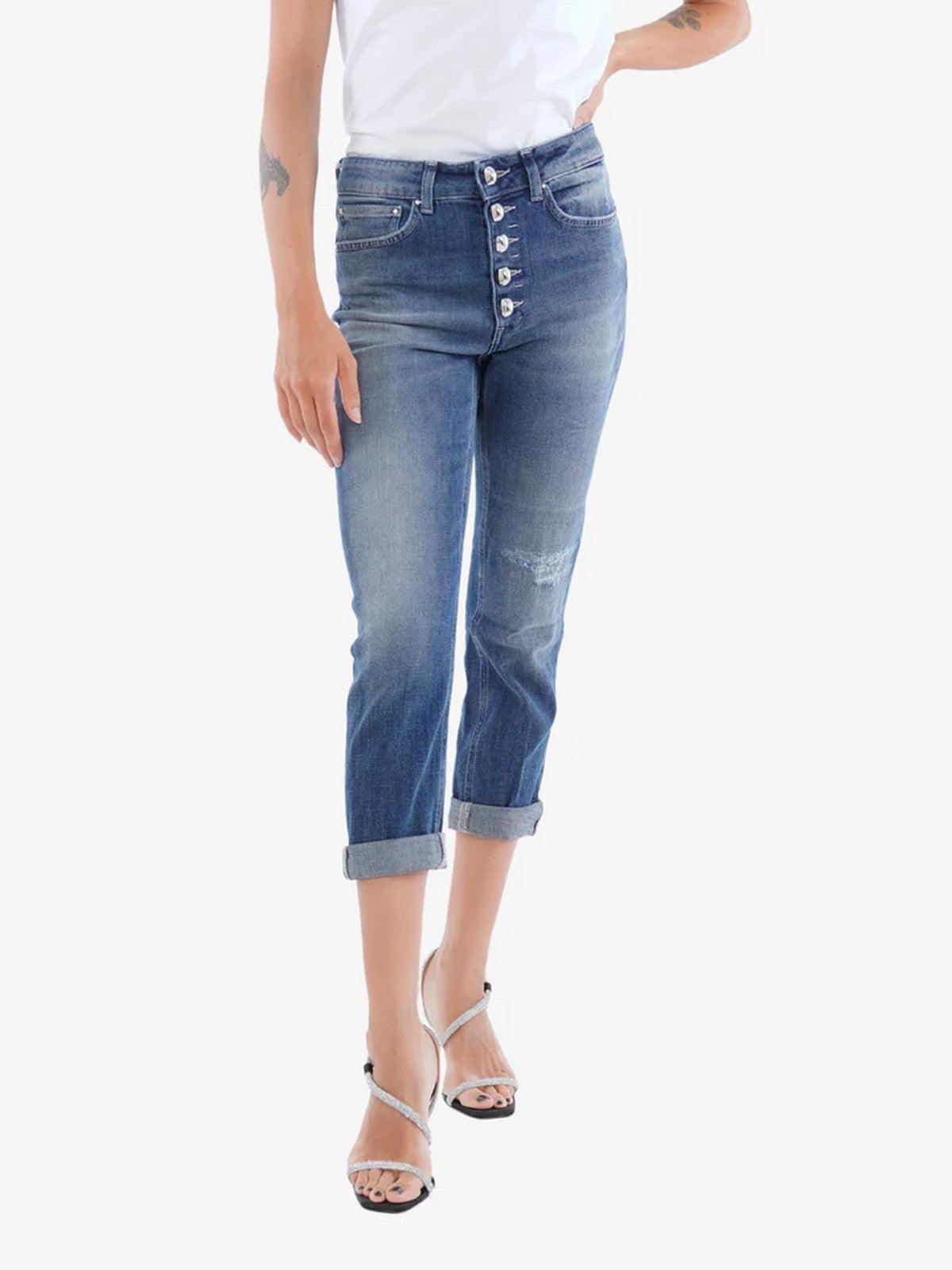 DONDUP Jeans Donna Koons gioiello DP268B DS0229D GE9 800 Blu - Stilato