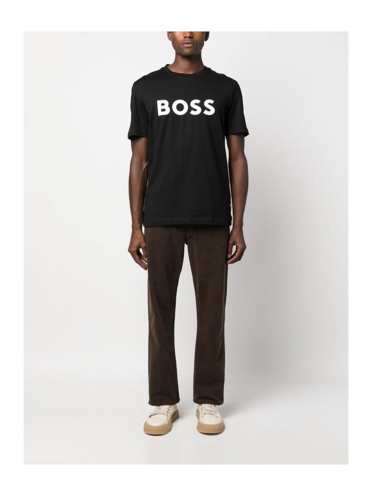 HUGO BOSS T-Shirt e Polo Uomo 50495742 001 Nero - Stilato