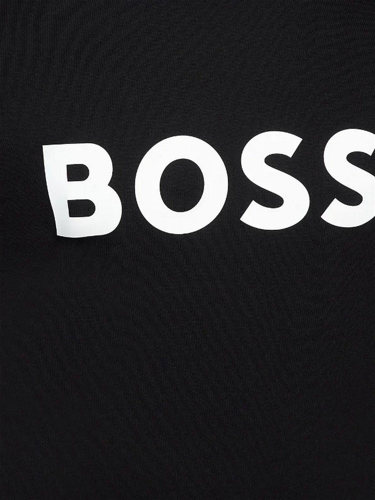 HUGO BOSS T-Shirt e Polo Uomo 50495742 001 Nero - Stilato