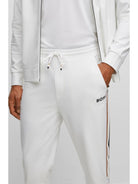 HUGO BOSS Pantalone Uomo 50504553 100 Bianco - Stilato