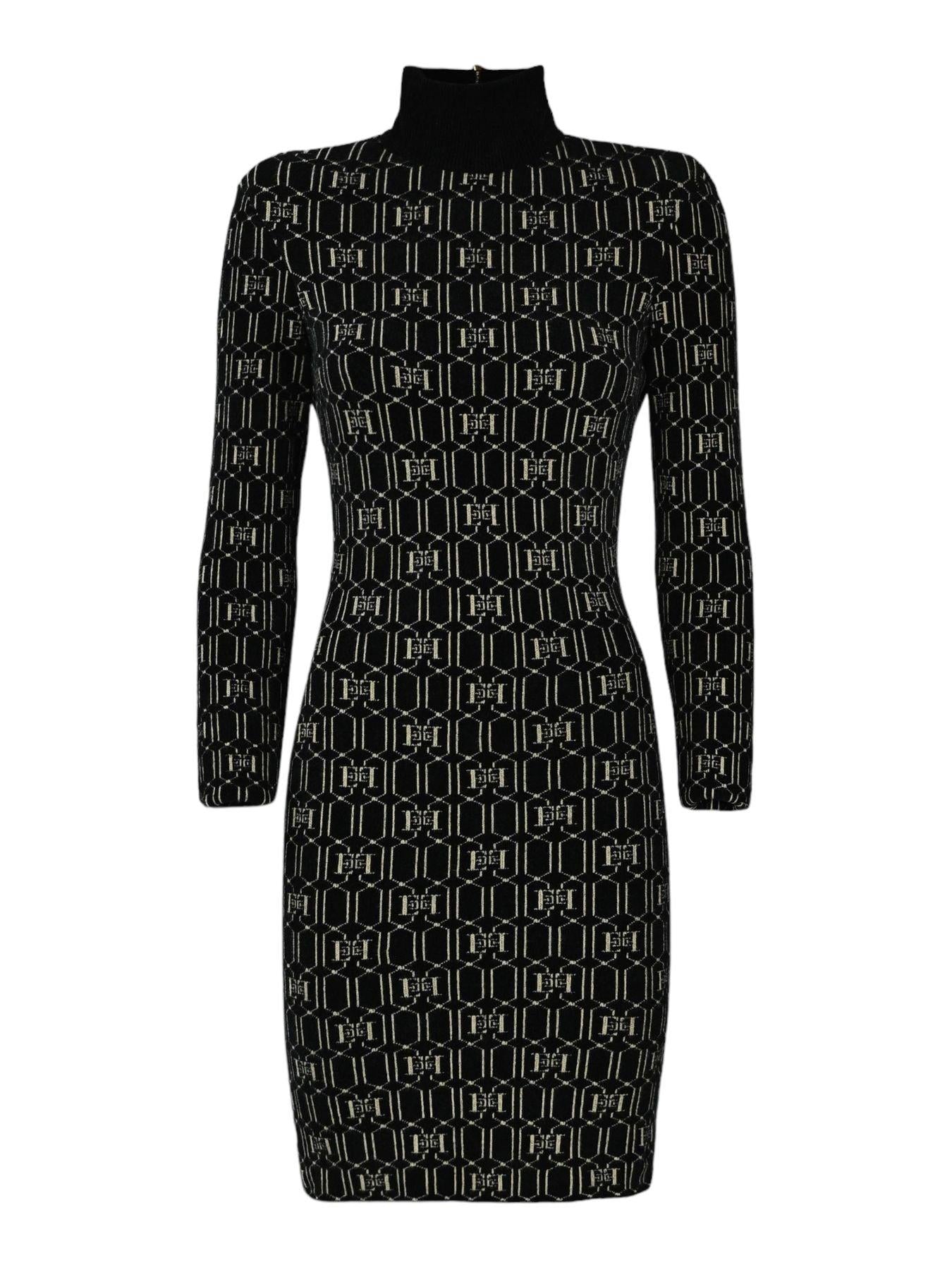 ELISABETTA FRANCHI Abito Donna AM32M37E2 185 Nero - Stilato
