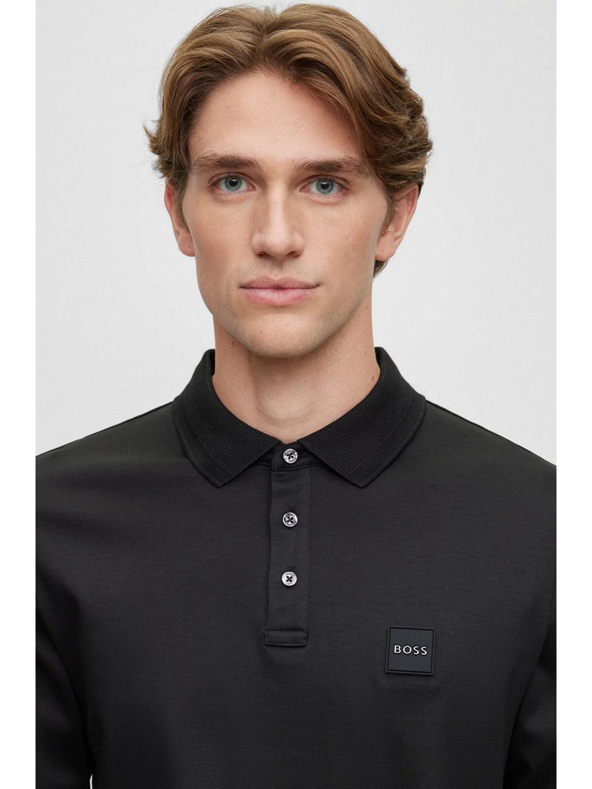 HUGO BOSS T-Shirt e Polo Uomo 50485162 002 Nero - Stilato