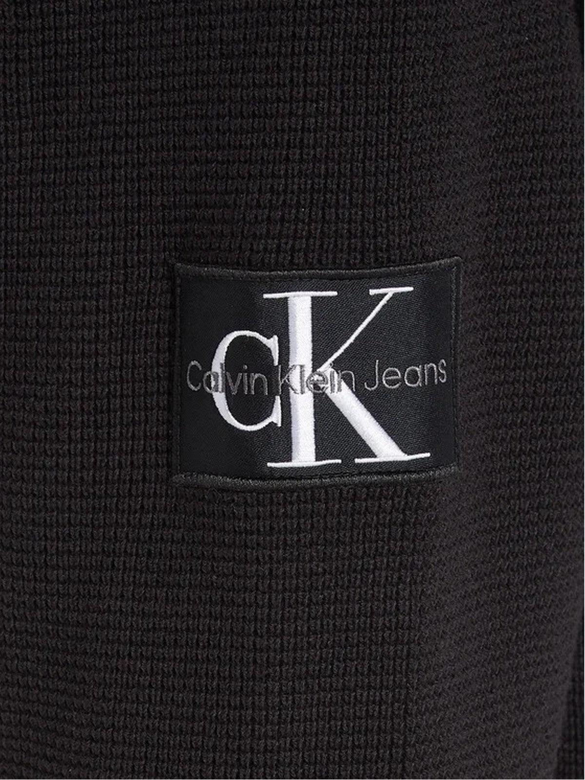 CALVIN KLEIN Cardigan Uomo J30J324327 BEH Nero - Stilato