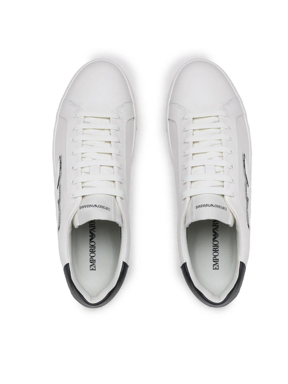 EMPORIO ARMANI Sneaker Uomo X4X598 XN633 N481 Bianco - Stilato