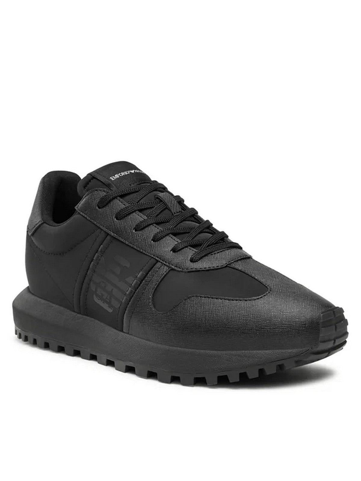 EMPORIO ARMANI Sneaker Uomo X4X640 XN949 K001 Nero - Stilato