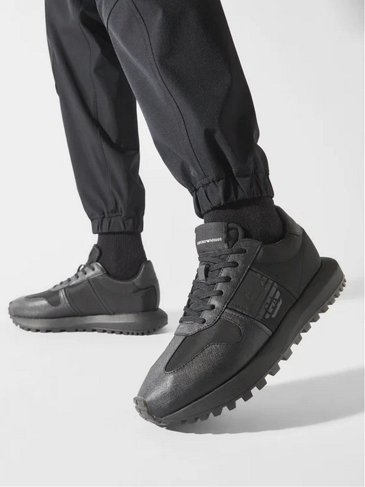 EMPORIO ARMANI Sneaker Uomo X4X640 XN949 K001 Nero - Stilato