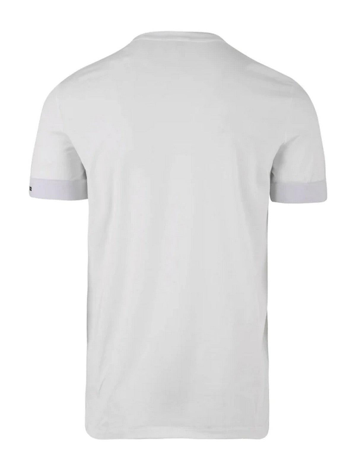 DSQUARED2 T-Shirt e Polo Uomo D9M3U4810 100 Bianco - Stilato