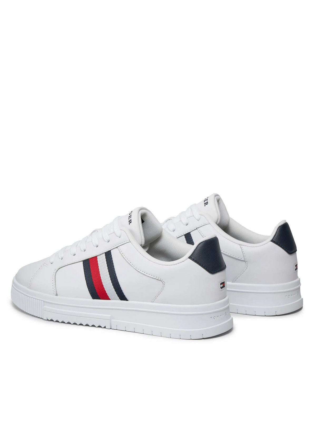 TOMMY HILFIGER Sneaker Uomo FM0FM04895 YBS Bianco - Stilato