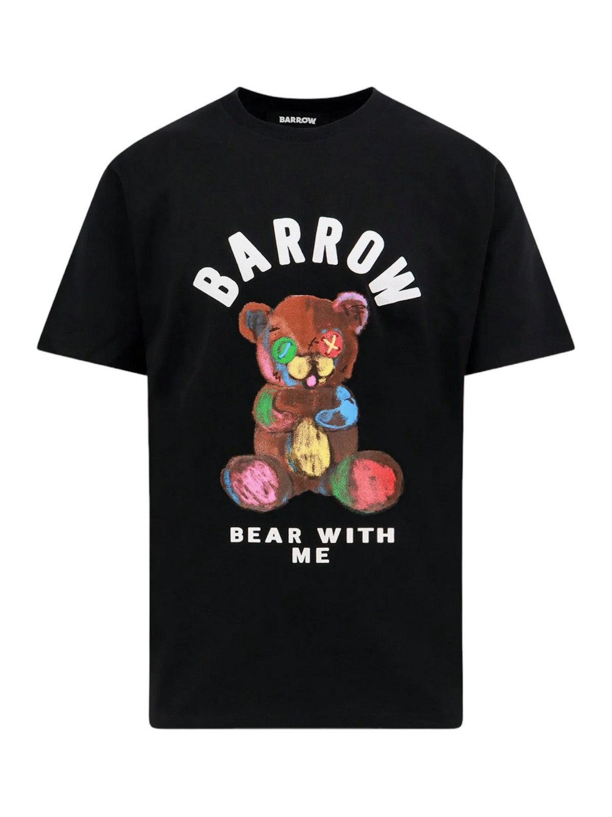 BARROW T-Shirt e Polo Uomo S4BWUATH040 110 Nero - Stilato