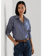 LAUREN RALPH LAUREN Camicia Donna 200928499 002 Blu - Stilato