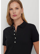 LAUREN RALPH LAUREN T-Shirt e Polo Donna 200679219 003 Nero - Stilato