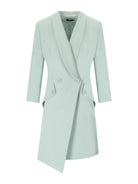 ELISABETTA FRANCHI Abito Donna AB56241E2 BV9 Verde - Stilato