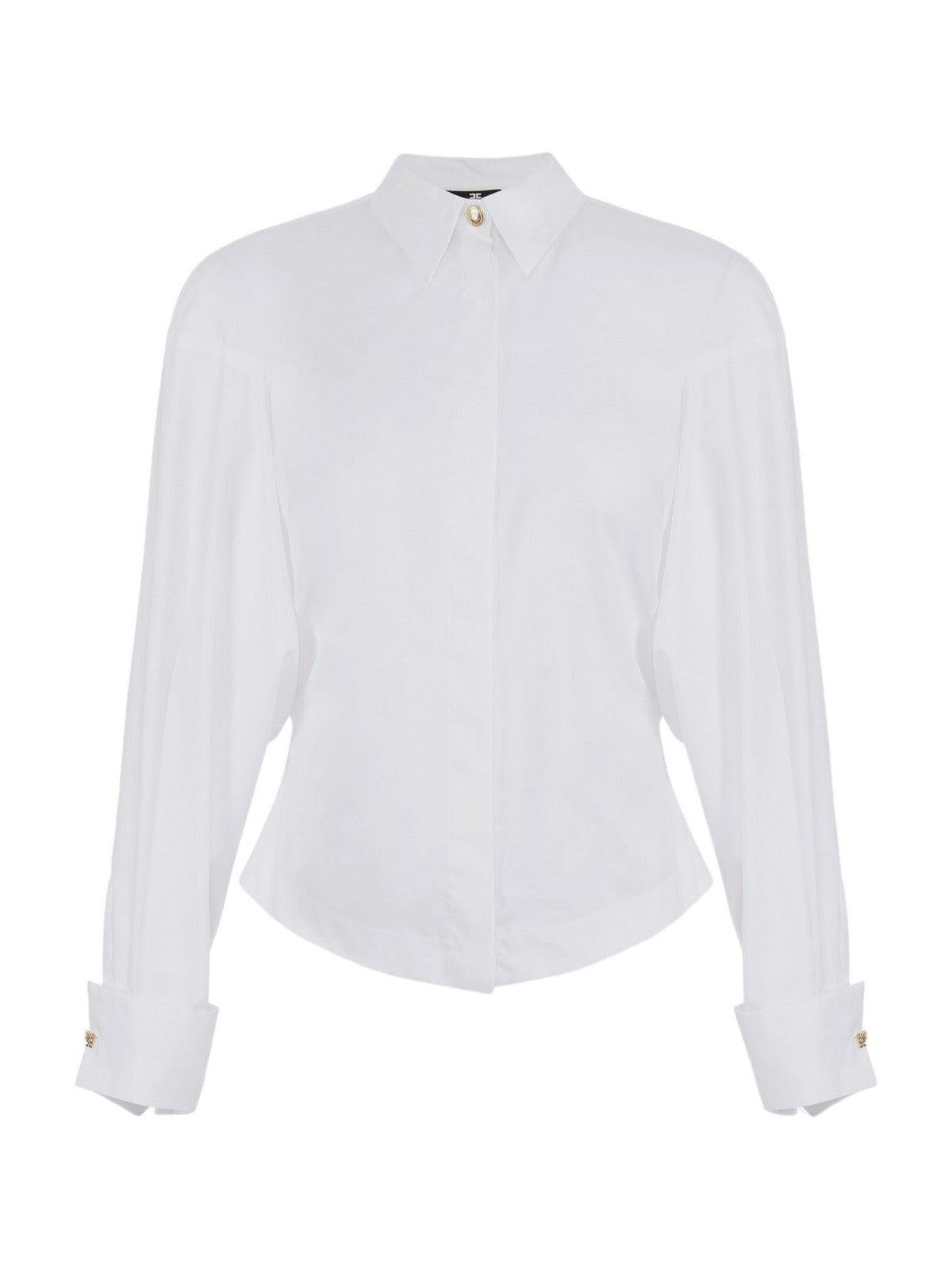 ELISABETTA FRANCHI Camicia Donna CA01741E2 100 Bianco - Stilato