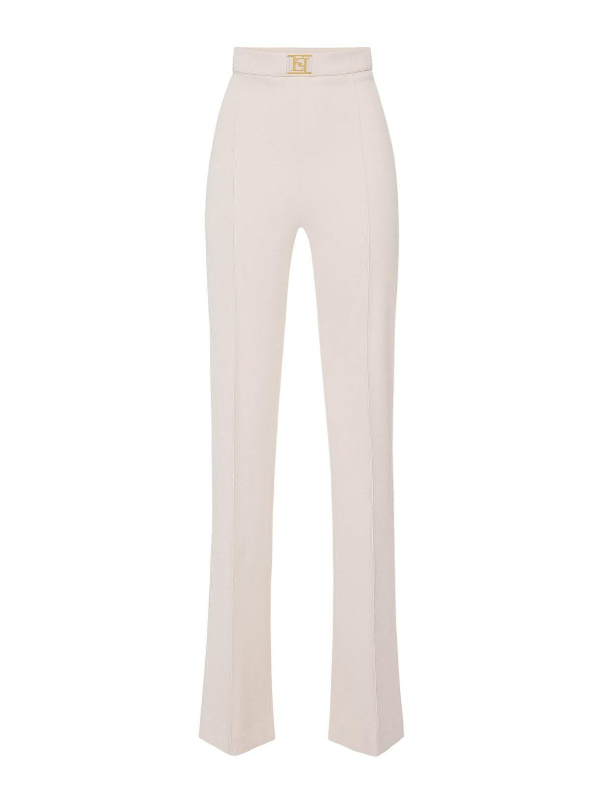 ELISABETTA FRANCHI Pantalone Donna PAT1541E2 193 Avorio - Stilato
