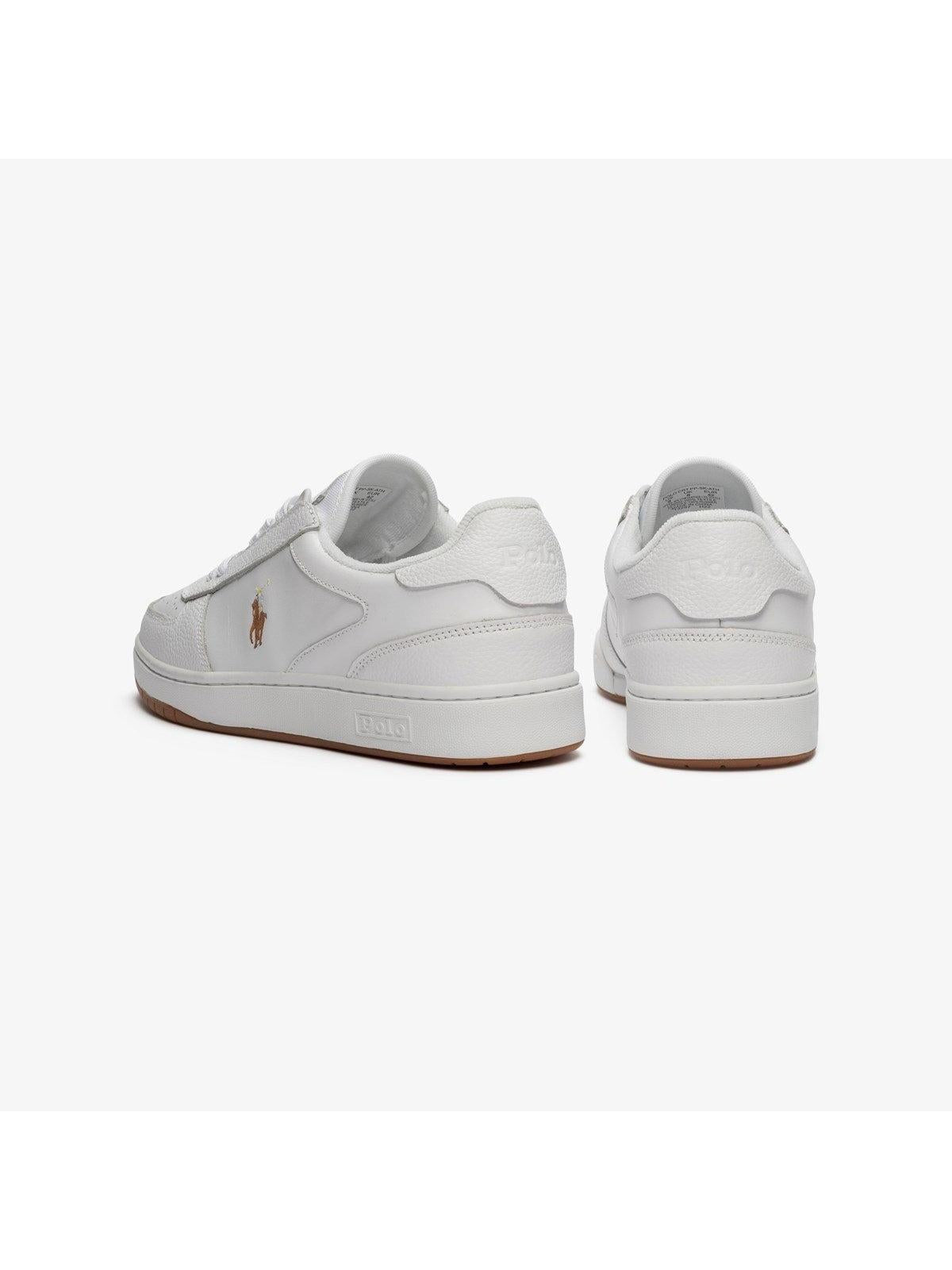 POLO RALPH LAUREN Sneaker Uomo Polo crt pp 809877610 004 Bianco - Stilato