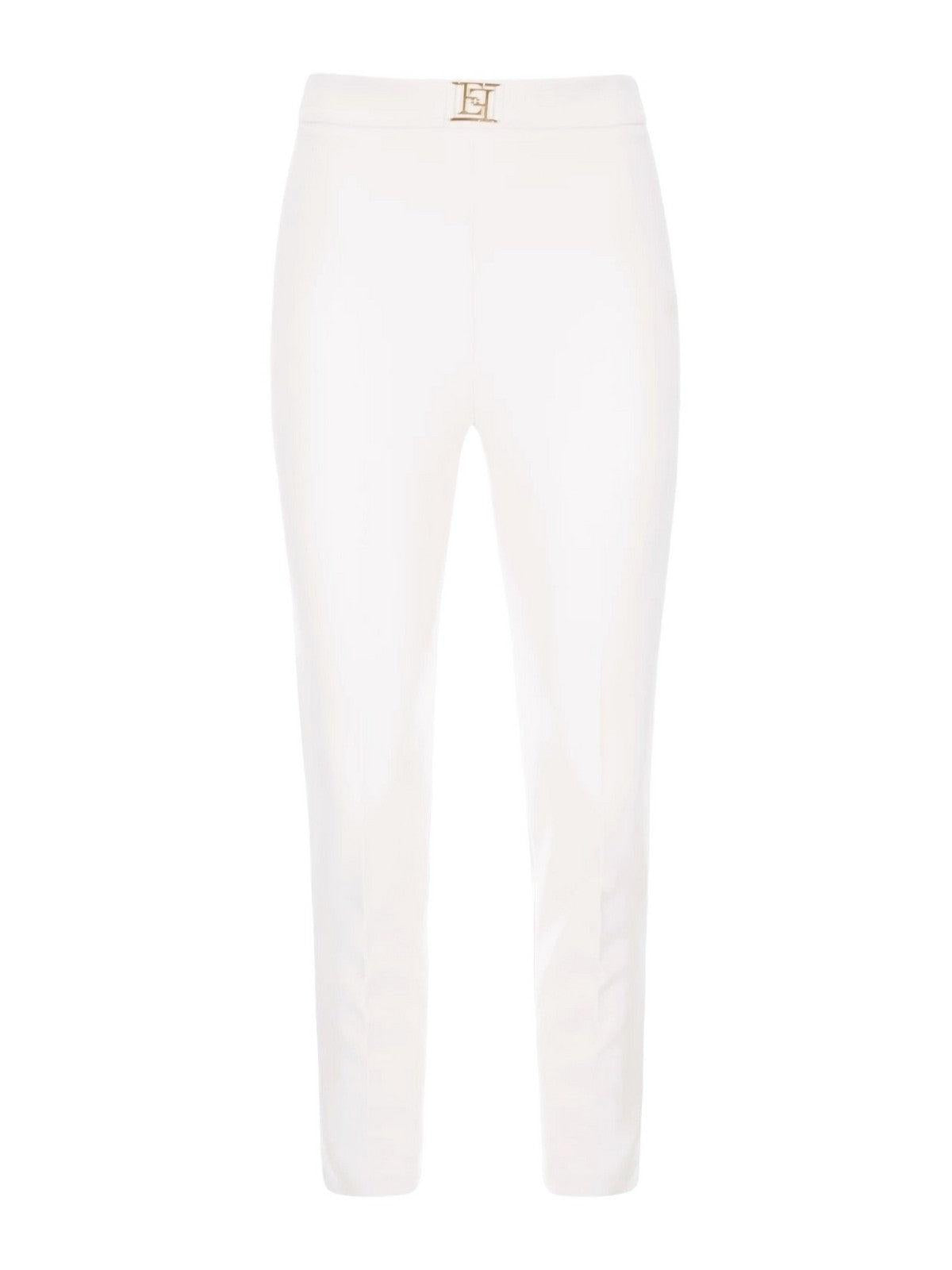ELISABETTA FRANCHI Pantalone Donna PAT1441E2 360 Avorio - Stilato
