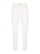 ELISABETTA FRANCHI Pantalone Donna PAT1441E2 360 Avorio - Stilato