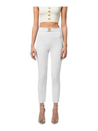 ELISABETTA FRANCHI Pantalone Donna PAT1441E2 360 Avorio - Stilato