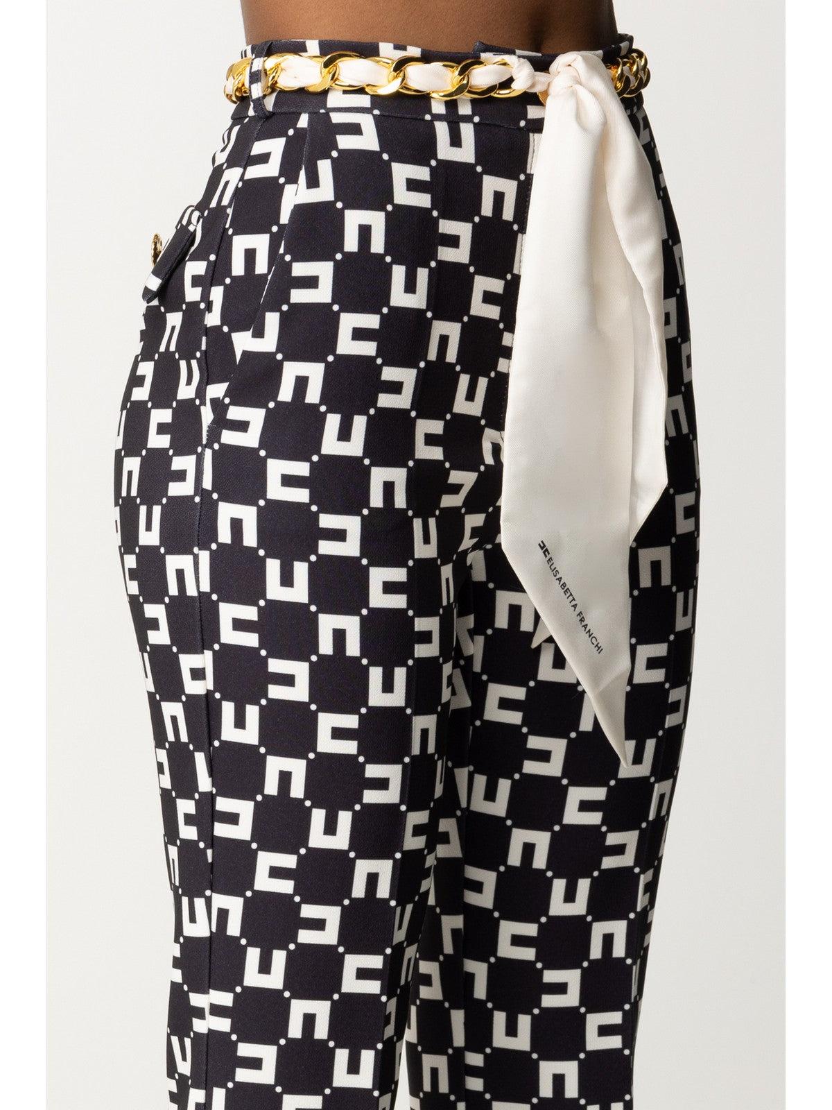 ELISABETTA FRANCHI Pantalone Donna PAS1641E2 685 Nero - Stilato