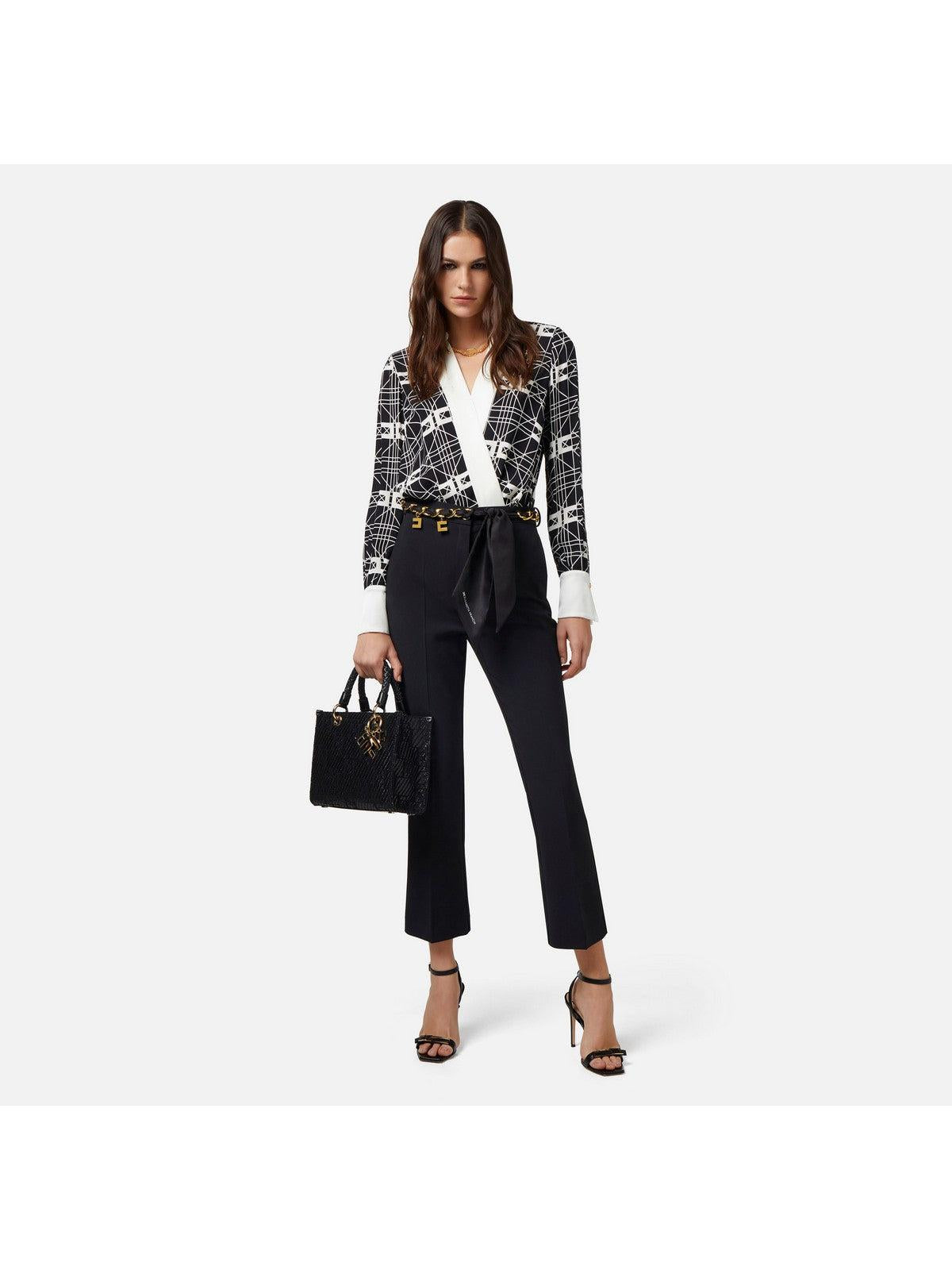 ELISABETTA FRANCHI Pantalone Donna PAT1641E2 110 Nero - Stilato