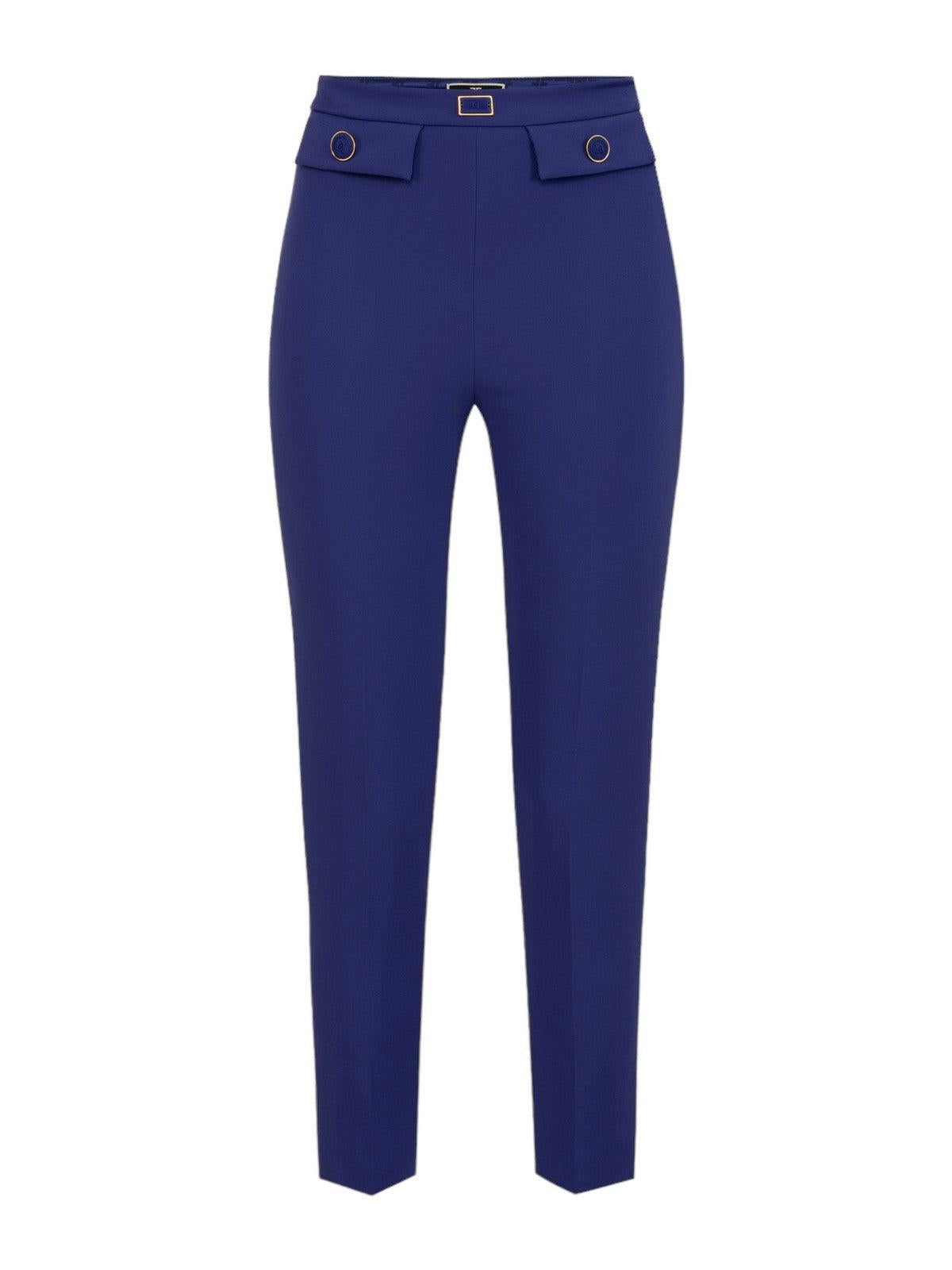 ELISABETTA FRANCHI Pantalone Donna PA02841E2 828 Blu - Stilato