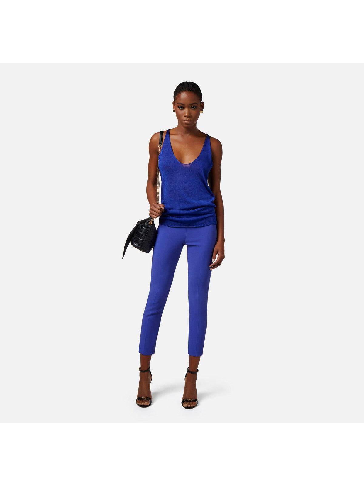 ELISABETTA FRANCHI Pantalone Donna PA02841E2 828 Blu - Stilato