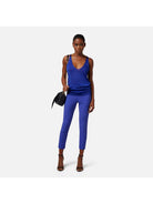 ELISABETTA FRANCHI Pantalone Donna PA02841E2 828 Blu - Stilato