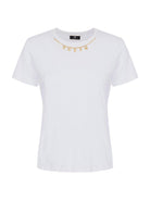 ELISABETTA FRANCHI T-Shirt e Polo Donna MA01141E2 270 Bianco - Stilato