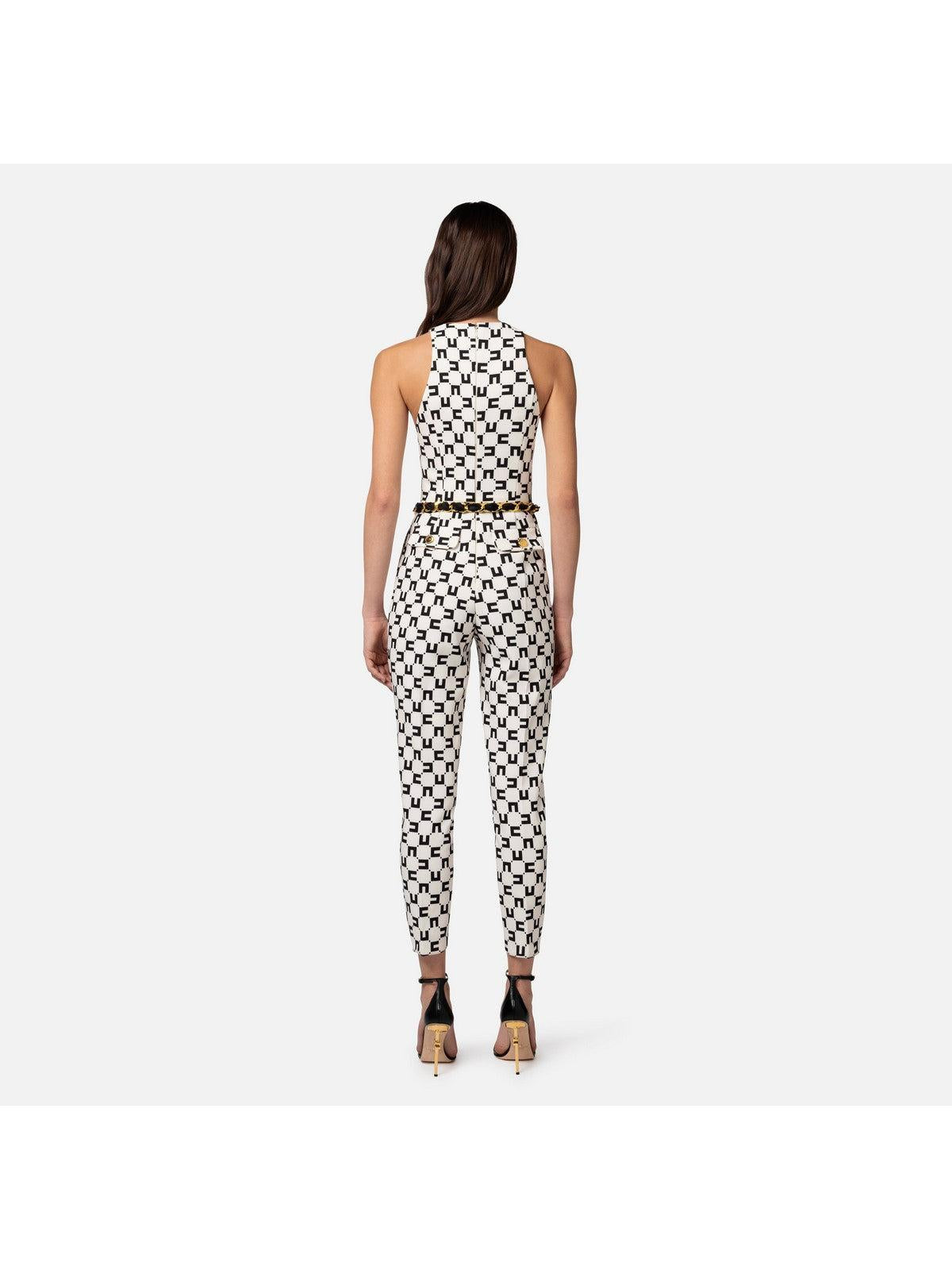 ELISABETTA FRANCHI Tuta Donna TUS1041E2 E84 Avorio - Stilato