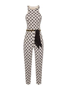 ELISABETTA FRANCHI Tuta Donna TUS1041E2 E84 Avorio - Stilato