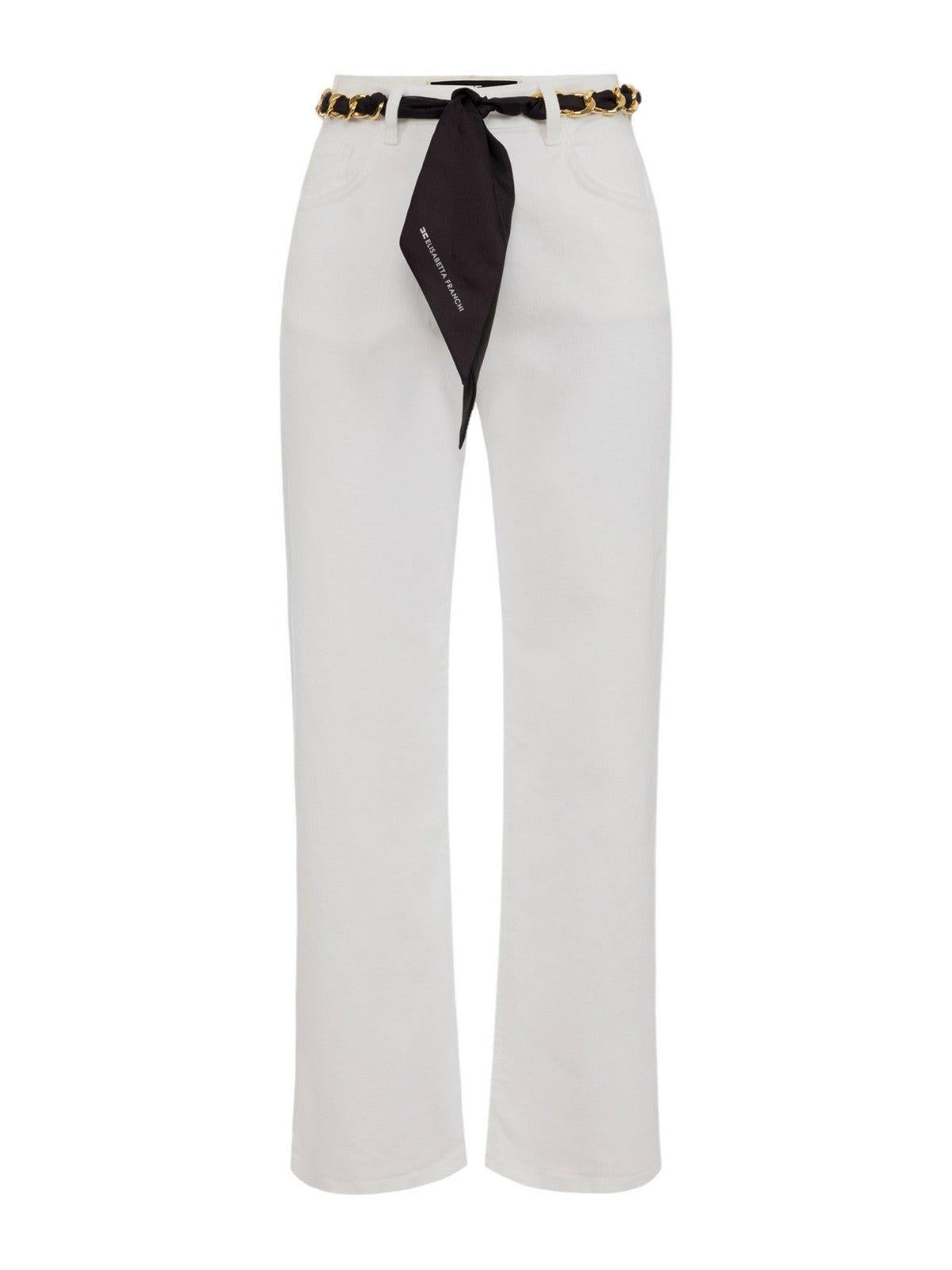ELISABETTA FRANCHI Jeans Donna PJ42D41E2 360 Avorio - Stilato