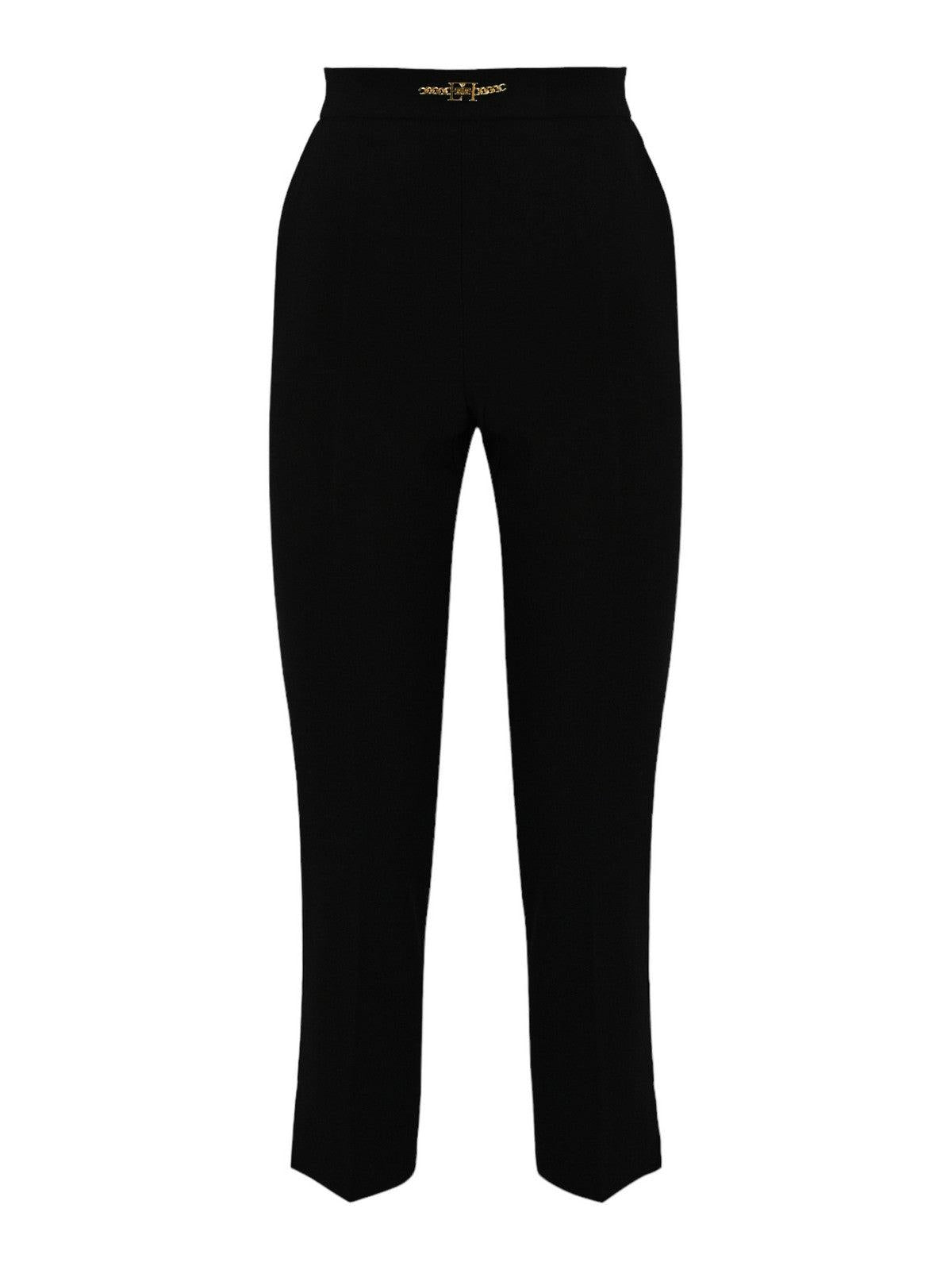 ELISABETTA FRANCHI Pantalone Donna PA02341E2 110 Nero - Stilato