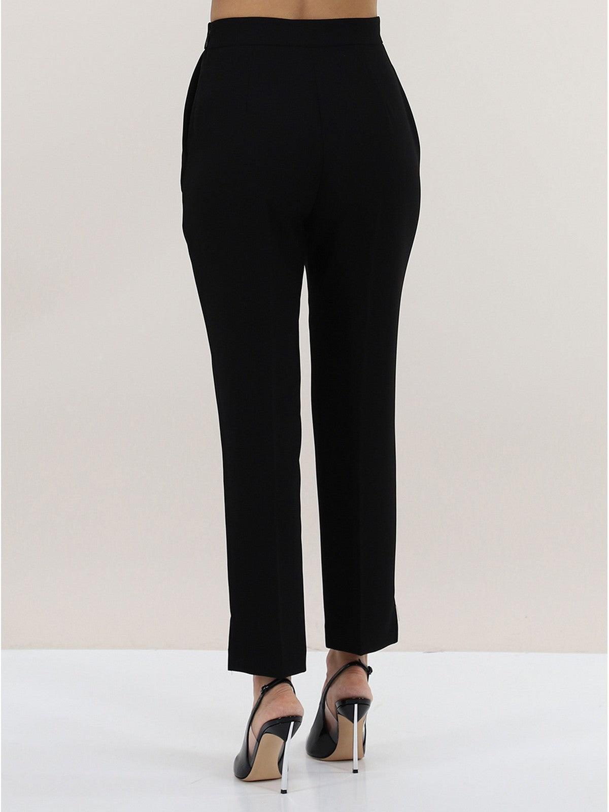 ELISABETTA FRANCHI Pantalone Donna PA02341E2 110 Nero - Stilato