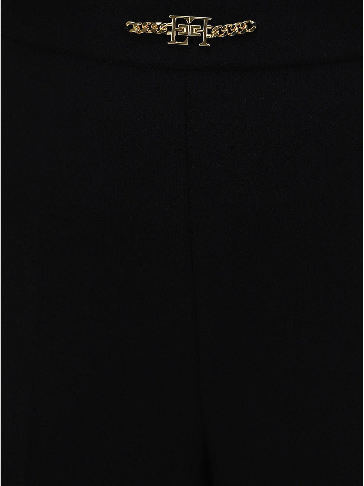 ELISABETTA FRANCHI Pantalone Donna PA02341E2 110 Nero - Stilato