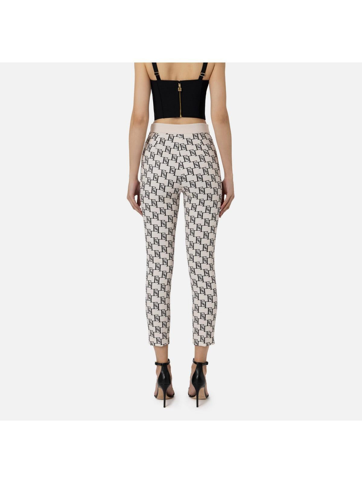 ELISABETTA FRANCHI Pantalone Donna PAS1441E2 E84 Avorio - Stilato