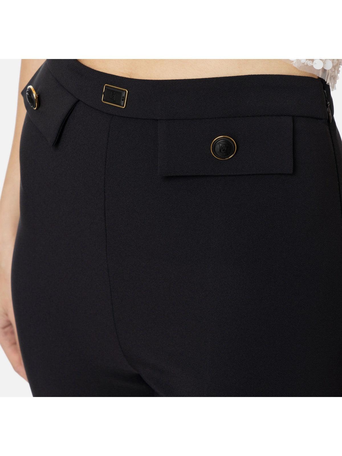 ELISABETTA FRANCHI Pantalone Donna PA02941E2 110 Nero - Stilato